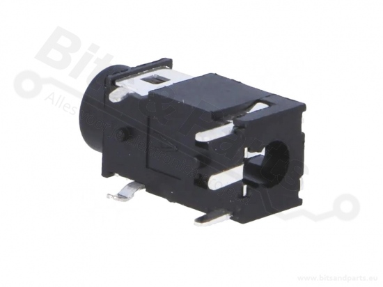 Jack connector/socket 3,5 mm female 4-polig TRRS